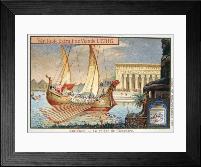 Framed Print : The Galley of Cleopatra, c1900 Framed Print : The Galley of Cleopatra, c1900