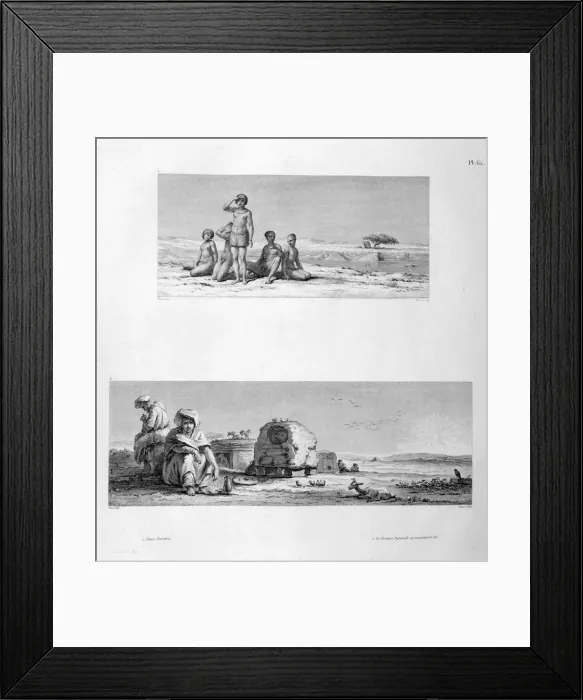 Framed Print : Young Barabra, c1808. Artist: Prevost Framed Print : Young Barabra, c1808. Artist: Prevost