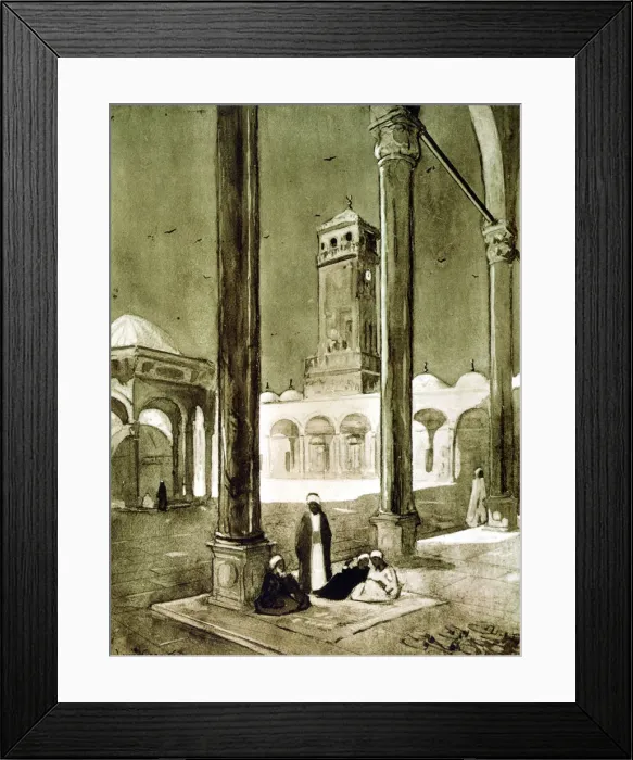 Framed Print : Entrance to the Muhammad Ali Mosque, Cairo, Egypt, 1928. Artist: Louis Cabanes Framed Print : Entrance to the Muhammad Ali Mosque, Cairo, Egypt, 1928. Artist: Louis Cabanes