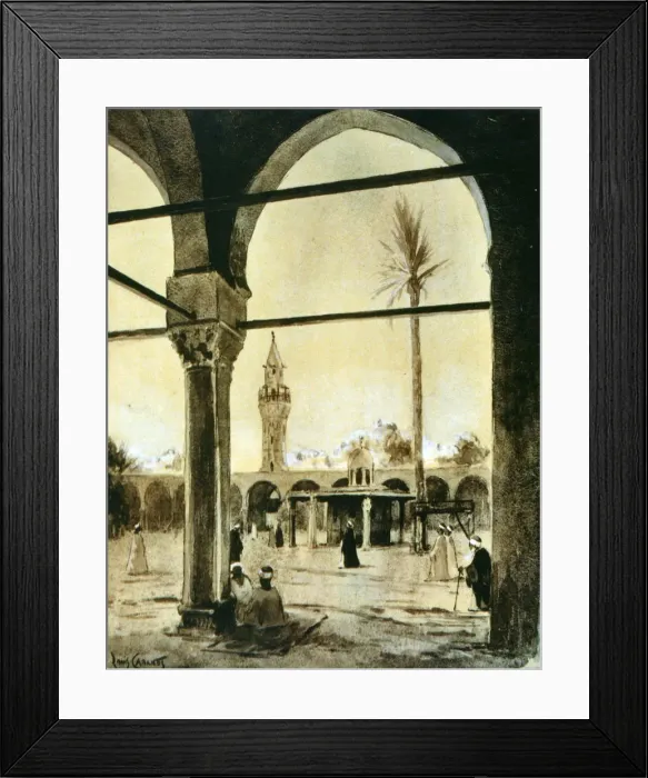Framed Print : Mosque, Cairo, Egypt, 1928. Artist: Louis Cabanes Framed Print : Mosque, Cairo, Egypt, 1928. Artist: Louis Cabanes