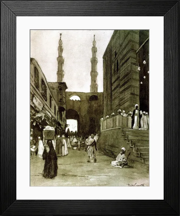 Framed Print : Bab El Fetouh, Cairo, Egypt, 1928. Artist: Louis Cabanes Framed Print : Bab El Fetouh, Cairo, Egypt, 1928. Artist: Louis Cabanes