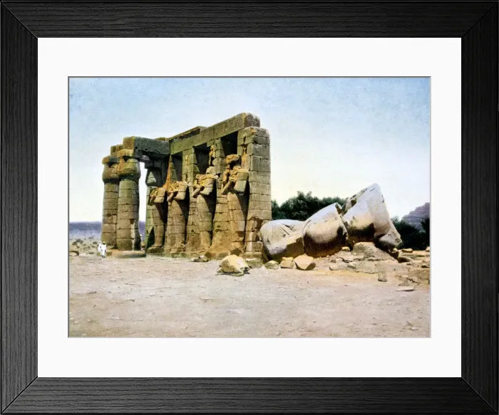 Framed Print : The Ramesseum, Thebes, Egypt, 20th Century Framed Print : The Ramesseum, Thebes, Egypt, 20th Century
