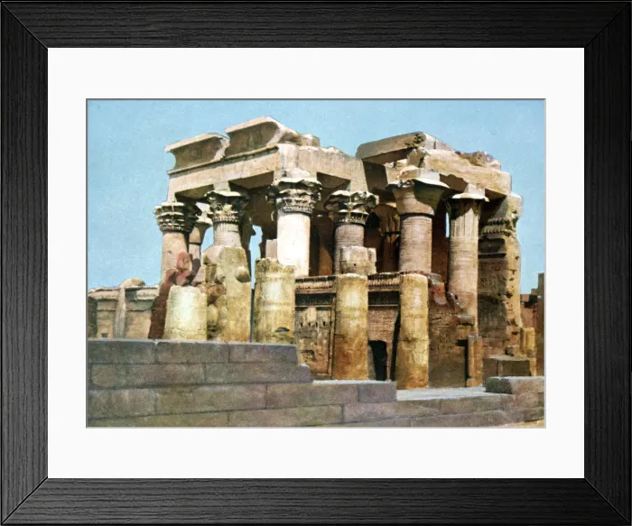Framed Print : Temple of Kom Ombo, Egypt, 20th Century Framed Print : Temple of Kom Ombo, Egypt, 20th Century