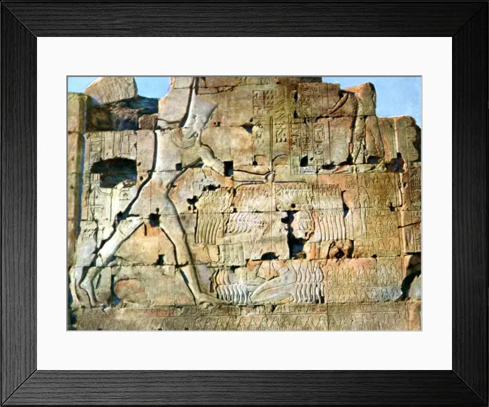 Framed Print : The Victory of Rameses II, Karnak, Egypt, 20th Century Framed Print : The Victory of Rameses II, Karnak, Egypt, 20th Century