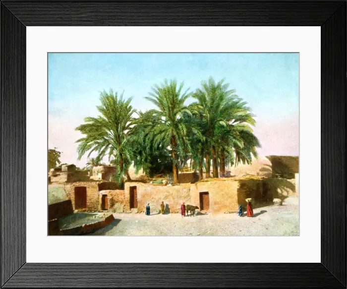 Framed Print : The Village of Karnak, Egypt, 20th Century Framed Print : The Village of Karnak, Egypt, 20th Century