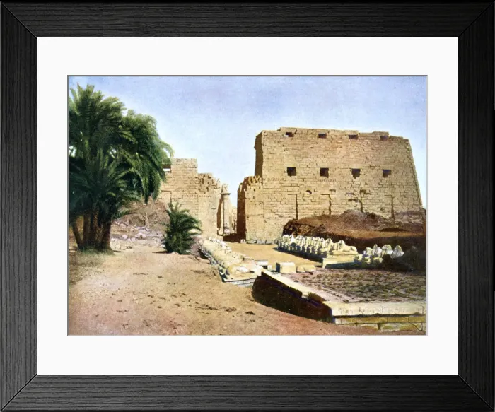 Framed Print : Grand Temple of Amun-Re, Karnak, Luxor, Egypt, 20th Century Framed Print : Grand Temple of Amun-Re, Karnak, Luxor, Egypt, 20th Century