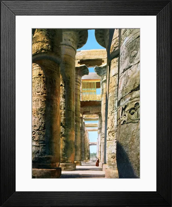 Framed Print : Hypostyle Hall, Karnak Temple complex, Luxor, Egypt, 20th Century Framed Print : Hypostyle Hall, Karnak Temple complex, Luxor, Egypt, 20th Century