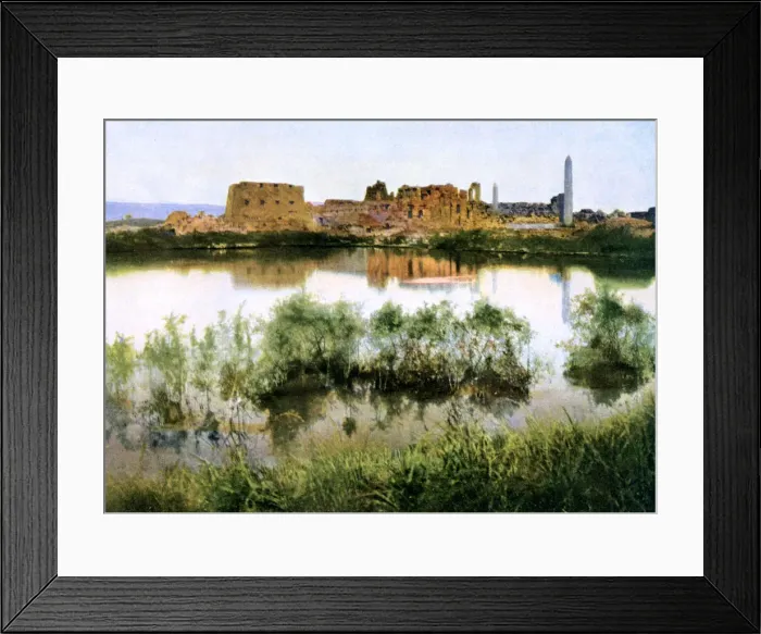 Framed Print : General View of the Grand Temple of Amen Ra, Egypt, 20th Century Framed Print : General View of the Grand Temple of Amen Ra, Egypt, 20th Century