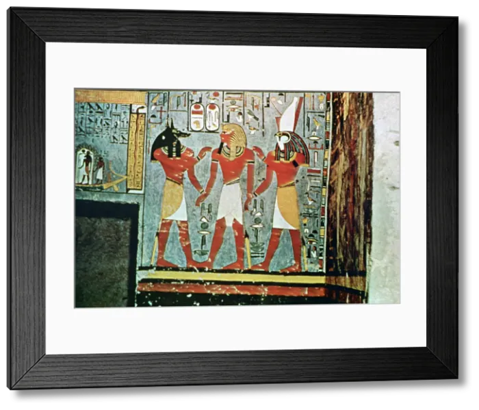 Framed Print : Mural from the Tombs of the Nobles, Thebes, Luxor, Egypt