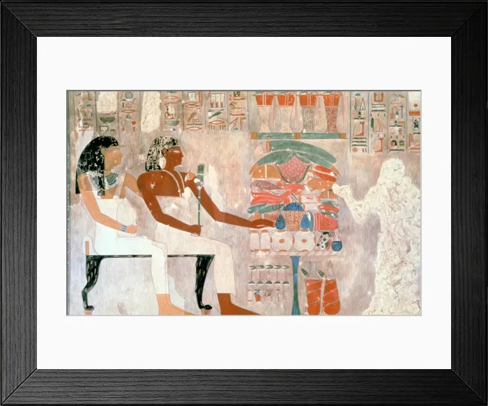 Framed Print : Mural from the Tombs of the Nobles, Thebes, Luxor, Egypt Framed Print : Mural from the Tombs of the Nobles, Thebes, Luxor, Egypt