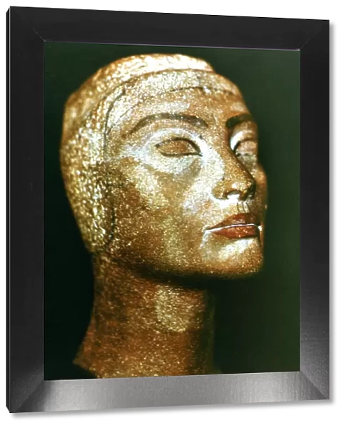Bust of Nefertiti, queen and wife of the Ancient Egyptian Pharaoh Akhenaten (Amenhotep IV)