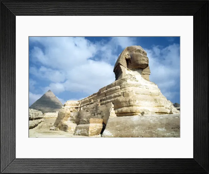 Framed Print : The Great Sphinx of Giza, Egypt, 20th Century Framed Print : The Great Sphinx of Giza, Egypt, 20th Century