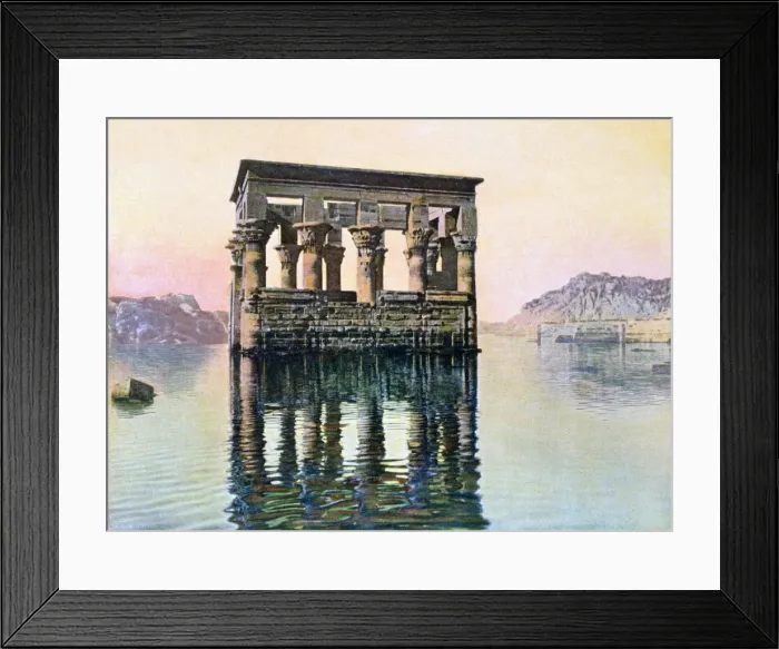Framed Print : Temple kiosk of Trajan, Philae, Egypt, 20th century