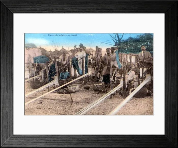Framed Print : Weavers, Africa, 20th century Framed Print : Weavers, Africa, 20th century
