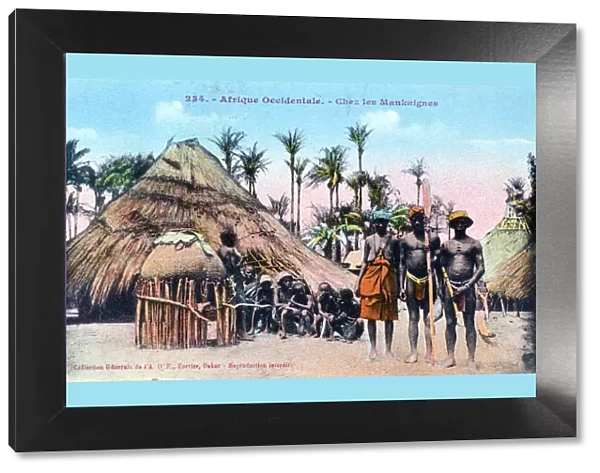 Mankaigne village, Western Africa, 20th century