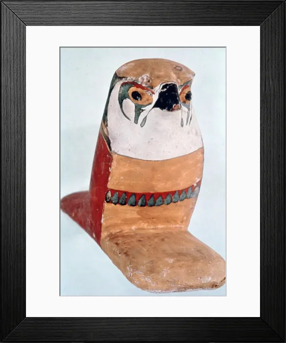 Framed Print : Horus falcon from Thebes, Egypt, 13th-12th century BC Framed Print : Horus falcon from Thebes, Egypt, 13th-12th century BC