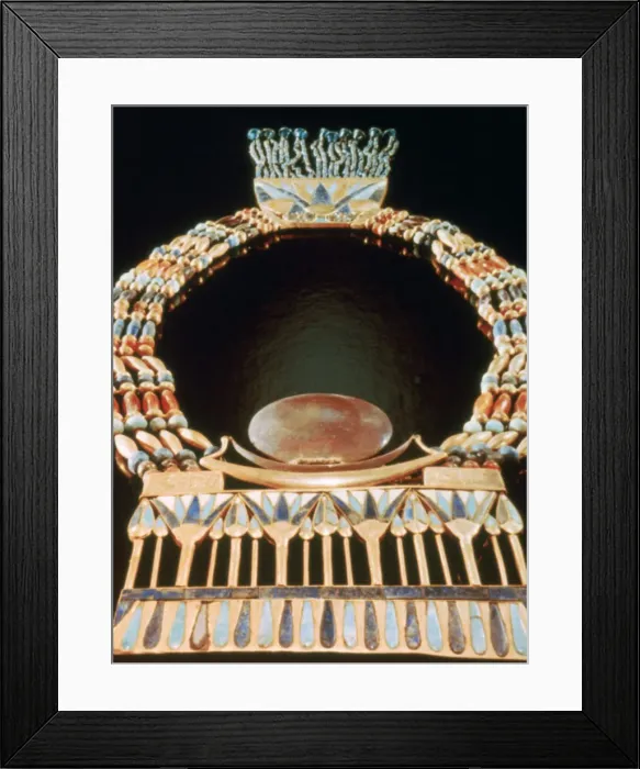 Framed Print : Pectoral from Tutankhamuns tomb, 14th century BC Framed Print : Pectoral from Tutankhamuns tomb, 14th century BC