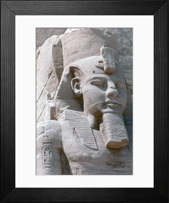 Framed Print : Colossal statue of Rameses II, Temple of Abu Simbel, Egypt, 13th century BC Framed Print : Colossal statue of Rameses II, Temple of Abu Simbel, Egypt, 13th century BC