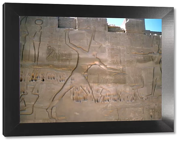 Pharaoh Seti, Capture of Slaves, Luxor, Egypt