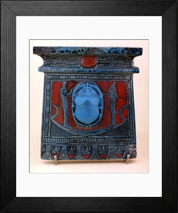 Framed Print : Amulet, Egyptian Framed Print : Amulet, Egyptian