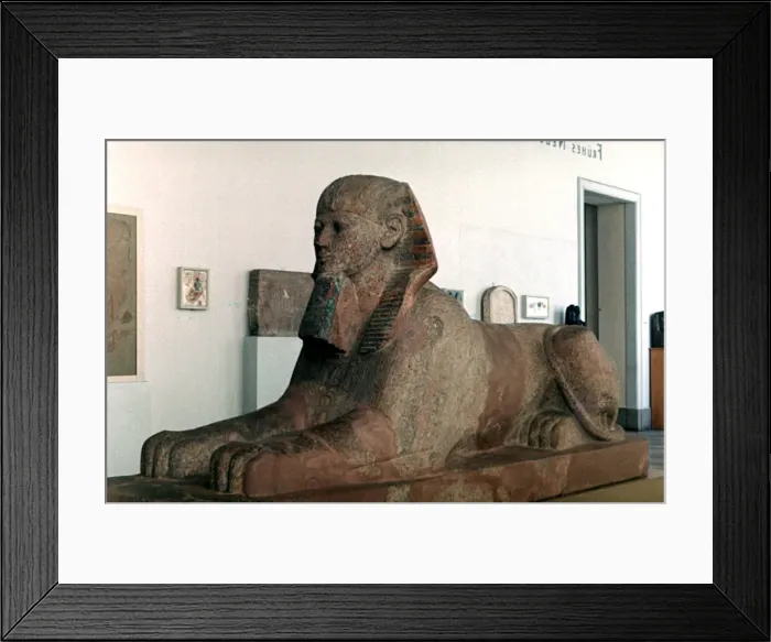 Framed Print : The Sphinx of the Queen Hatschepsut, 1450 Framed Print : The Sphinx of the Queen Hatschepsut, 1450