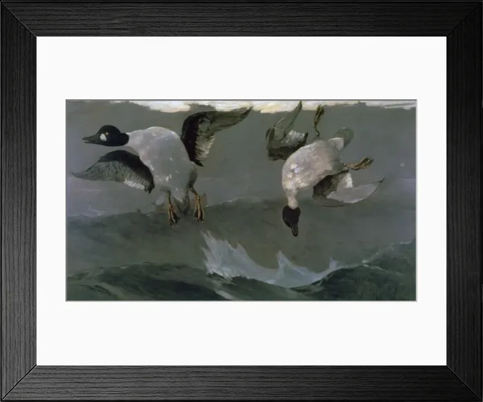 Framed Print : Right and Left, 1909. Artist: Winslow Homer Framed Print : Right and Left, 1909. Artist: Winslow Homer