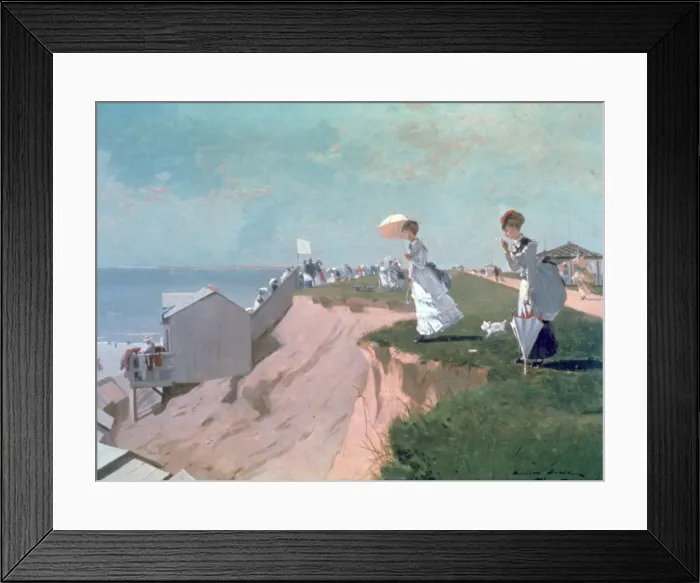 Framed Print : Long Branch, 1869. Artist: Winslow Homer