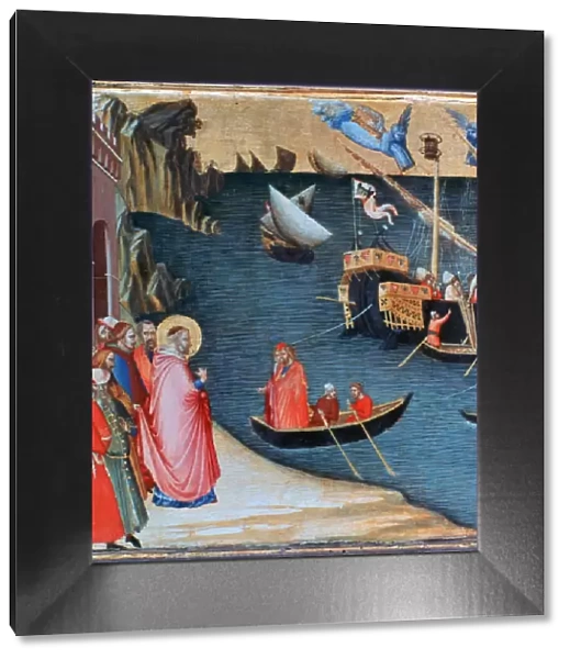 St Nicholas Saves Mira from Famine, c1327-1332. Artist: Ambrogio Lorenzetti