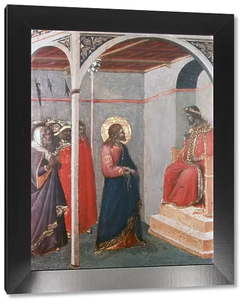Christ before Pilate, c1306-1348. Artist: Pietro Lorenzetti