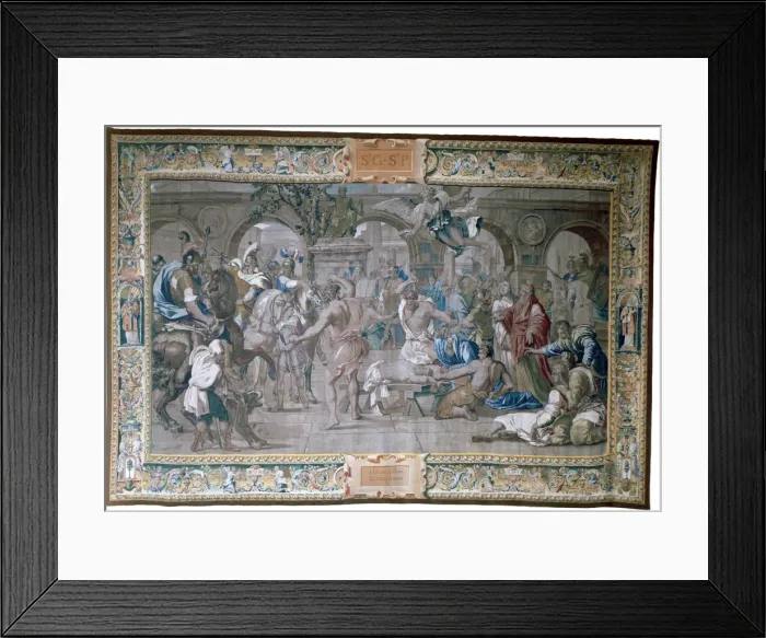 Framed Print : The Flagellation of St Gervais, c1620-1670. Artist: Philippe de Champaigne Framed Print : The Flagellation of St Gervais, c1620-1670. Artist: Philippe de Champaigne
