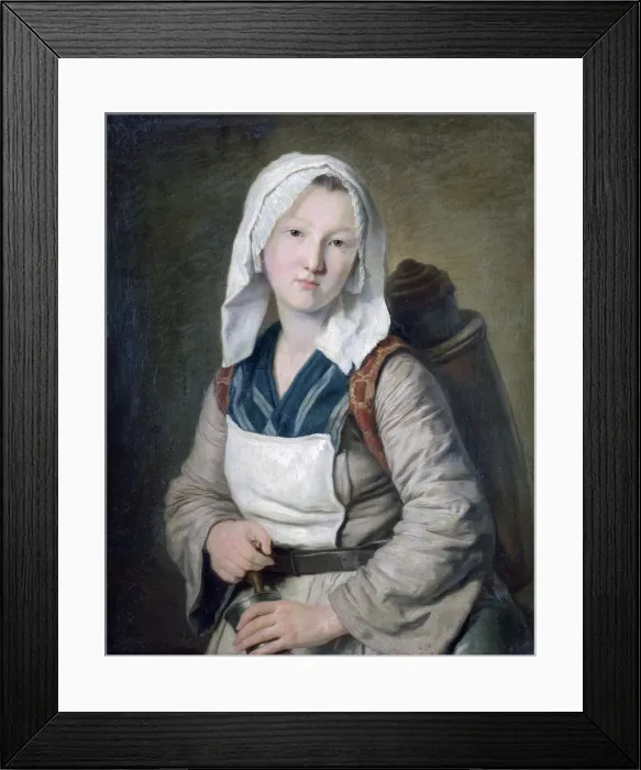 Framed Print : The Herb Tea Vendor, c1725-1778 Artist: Francois Duparc Framed Print : The Herb Tea Vendor, c1725-1778 Artist: Francois Duparc