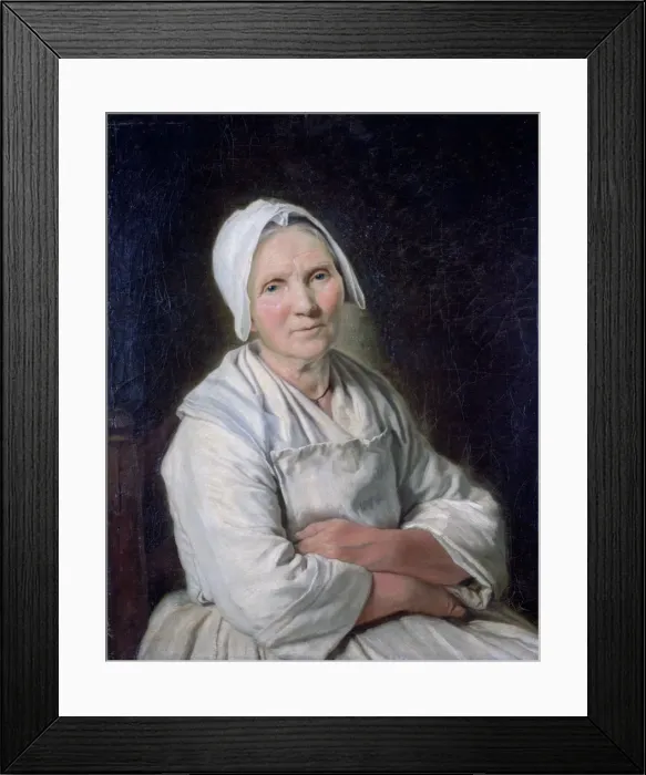 Framed Print : Old Woman, c1725-1778. Artist: Francois Duparc Framed Print : Old Woman, c1725-1778. Artist: Francois Duparc