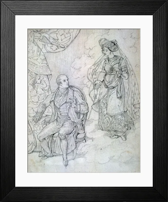 Framed Print : Untitled, c1815-1865. Artist: Eugene Deveria Framed Print : Untitled, c1815-1865. Artist: Eugene Deveria