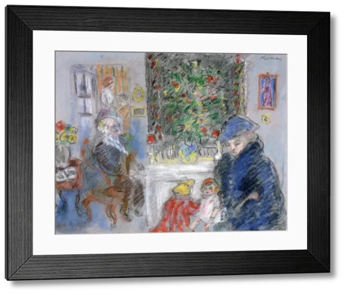 Framed Print : Christmas, c1881-1927. Artist: Jozsef Rippl-Ronai Framed Print : Christmas, c1881-1927. Artist: Jozsef Rippl-Ronai