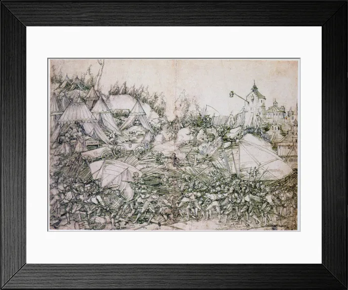 Framed Print : The History of Judith and Holofernes, 16th century. Artist: Hans Springinlee Framed Print : The History of Judith and Holofernes, 16th century. Artist: Hans Springinlee
