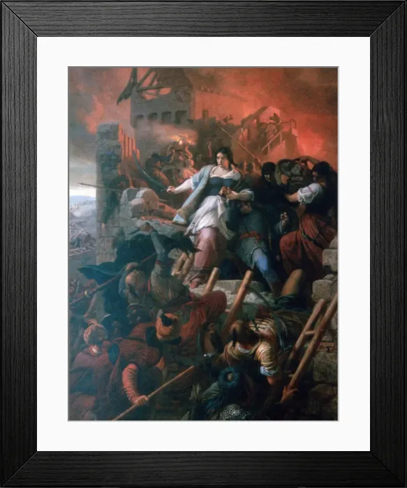 Framed Print : The Women of Eger, 1867. Artist: Bertalan Szekely Framed Print : The Women of Eger, 1867. Artist: Bertalan Szekely