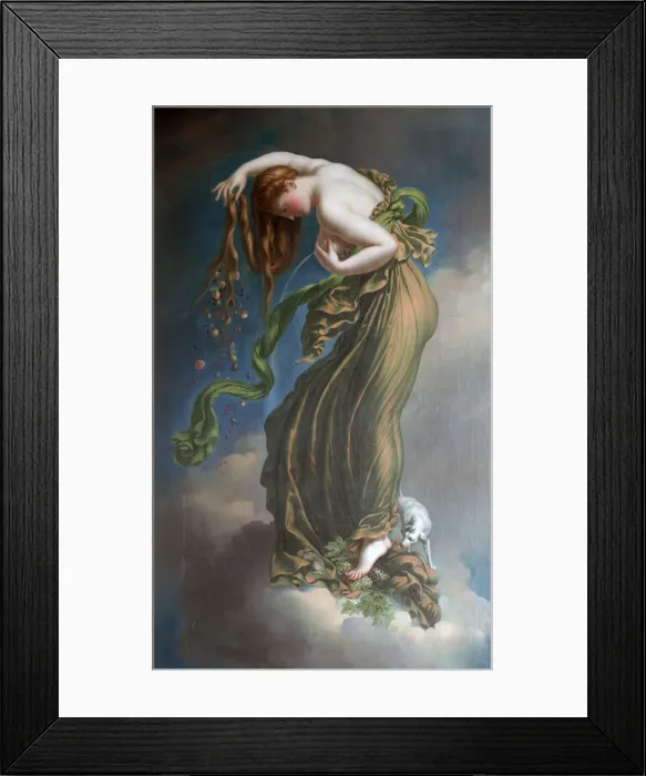 Framed Print : Autumn, c1887- 1924. Artist: Girodet de Roucy-Trioson Framed Print : Autumn, c1887- 1924. Artist: Girodet de Roucy-Trioson