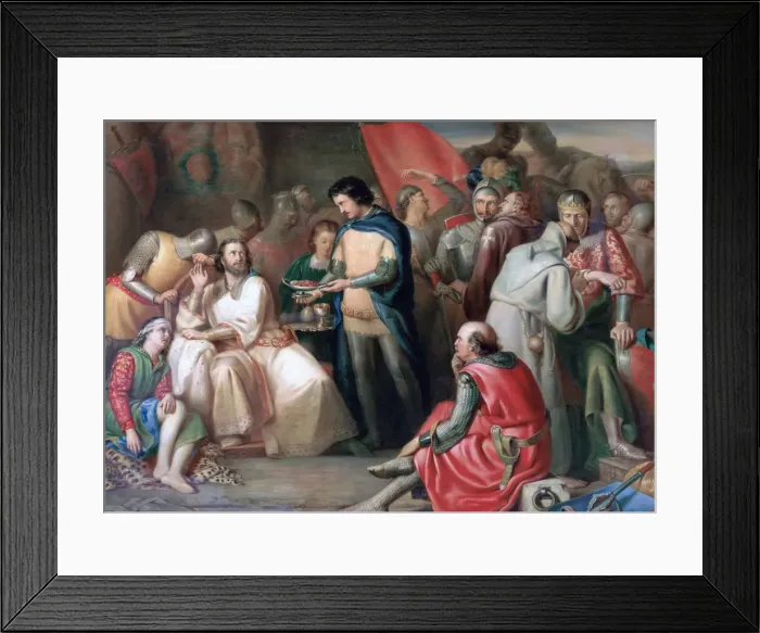 Framed Print : After the Battle of Loitiers, c1850-1866. Artist: William James Grant Framed Print : After the Battle of Loitiers, c1850-1866. Artist: William James Grant