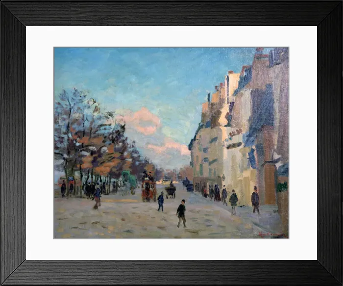 Framed Print : La Place Valhubert, Paris, c1860-1927. Artist: Armand Guillaumin Framed Print : La Place Valhubert, Paris, c1860-1927. Artist: Armand Guillaumin