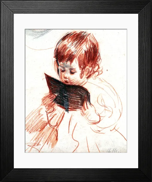 Framed Print : Pauletta Helleu, c1879-1927. Artist: Paul Helleu Framed Print : Pauletta Helleu, c1879-1927. Artist: Paul Helleu