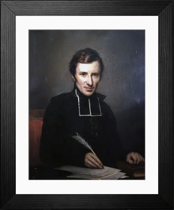 Framed Print : Hughes Felicite Robert de Lamennais, (1782- 1854), 1827. Artist: Paulin Jean Baptiste Guerin Framed Print : Hughes Felicite Robert de Lamennais, (1782- 1854), 1827. Artist: Paulin Jean Baptiste Guerin