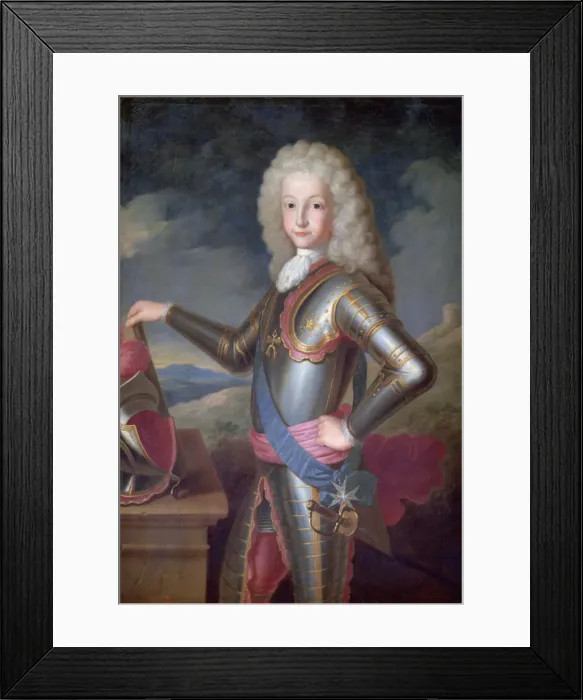Framed Print : Louis I, Prince of The Asturias, King of Spain, c1700-1730. Artist: Michel-Ange Houasse Framed Print : Louis I, Prince of The Asturias, King of Spain, c1700-1730. Artist: Michel-Ange Houasse