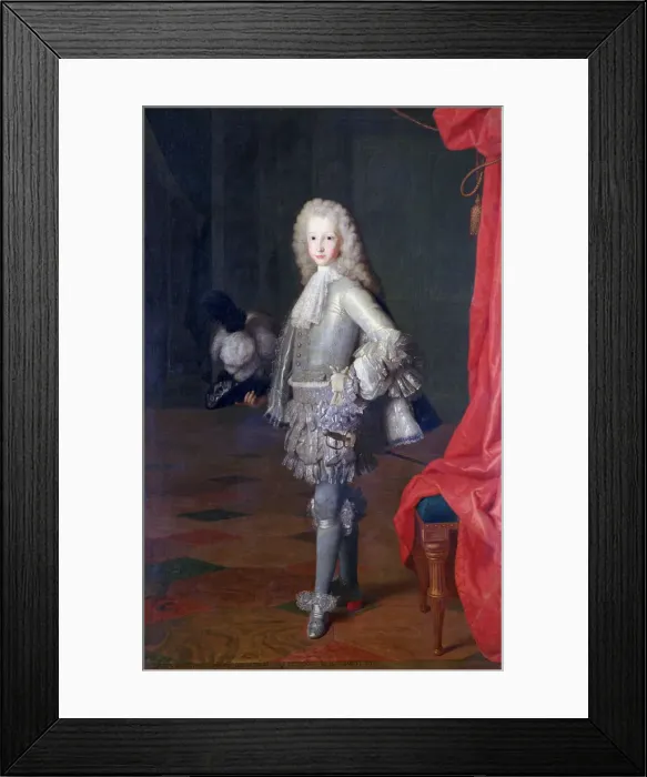 Framed Print : Louis I, Prince of The Asturias, King of Spain, 1717. Artist: Michel-Ange Houasse Framed Print : Louis I, Prince of The Asturias, King of Spain, 1717. Artist: Michel-Ange Houasse