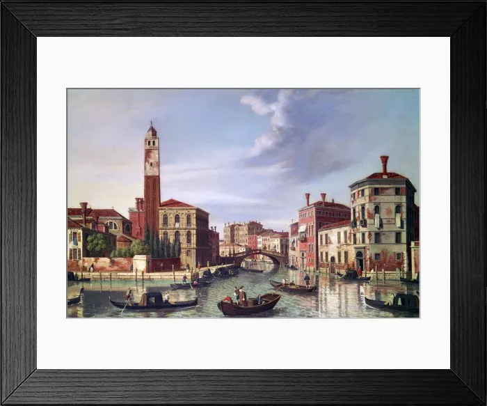 Framed Print : Palazzo Labia, Cannaregio Canal, c1750-1771. Artist: William James Framed Print : Palazzo Labia, Cannaregio Canal, c1750-1771. Artist: William James