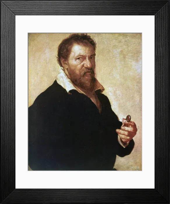 Framed Print : Self Portrait, c1550-1566. Artist: Lambert Lombard Framed Print : Self Portrait, c1550-1566. Artist: Lambert Lombard