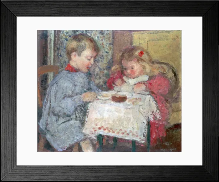 Framed Print : The Dolls Dinner Party, 1905. Artist: Georges Lemmen