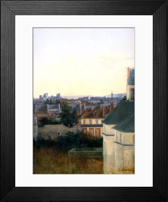 Framed Print : Landscape with a Bridge, c1870. Artist: Stanislas Lepine Framed Print : Landscape with a Bridge, c1870. Artist: Stanislas Lepine