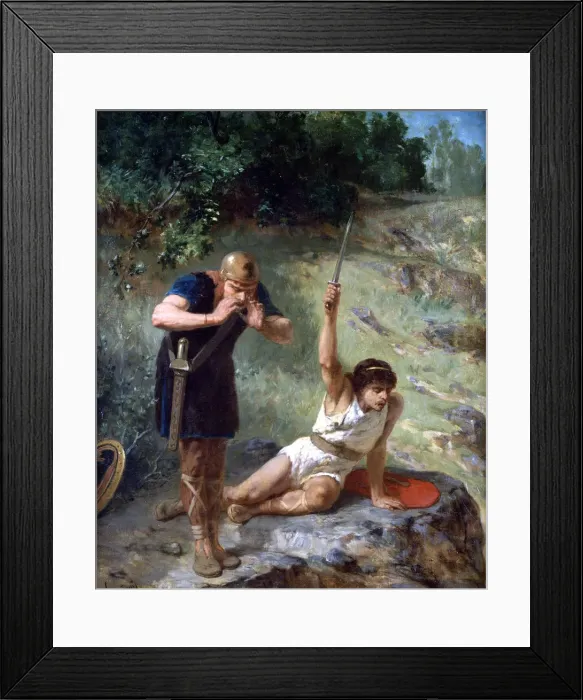 Framed Print : The Knight Calls, c1842-1896. Artist: Evariste Vital Luminais Framed Print : The Knight Calls, c1842-1896. Artist: Evariste Vital Luminais