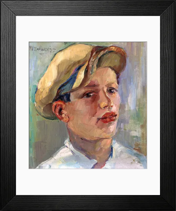 Framed Print : Portrait of a Young Man, c1883-1927. Artist: Nicolas Lytras