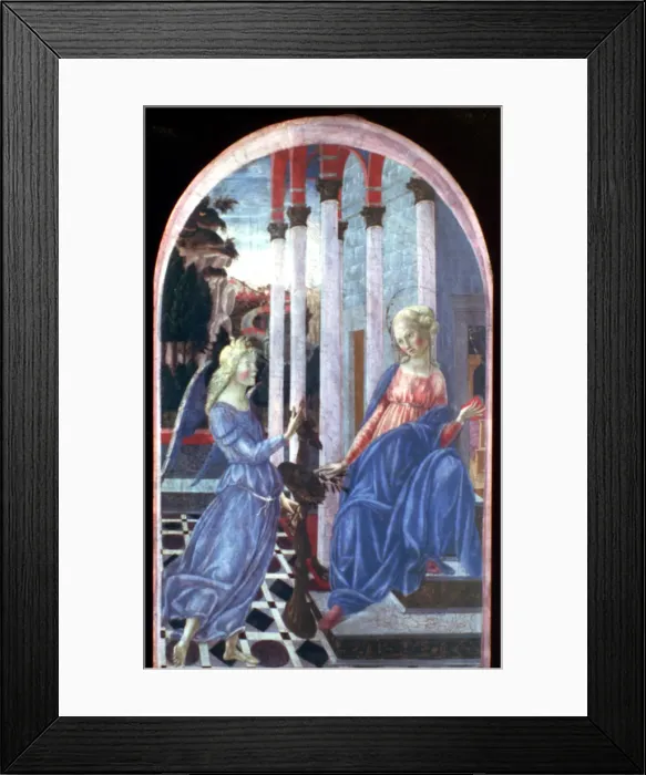 Framed Print : Annunciation, c1470-1472. Artist: Francesco di Giorgio Martini Framed Print : Annunciation, c1470-1472. Artist: Francesco di Giorgio Martini